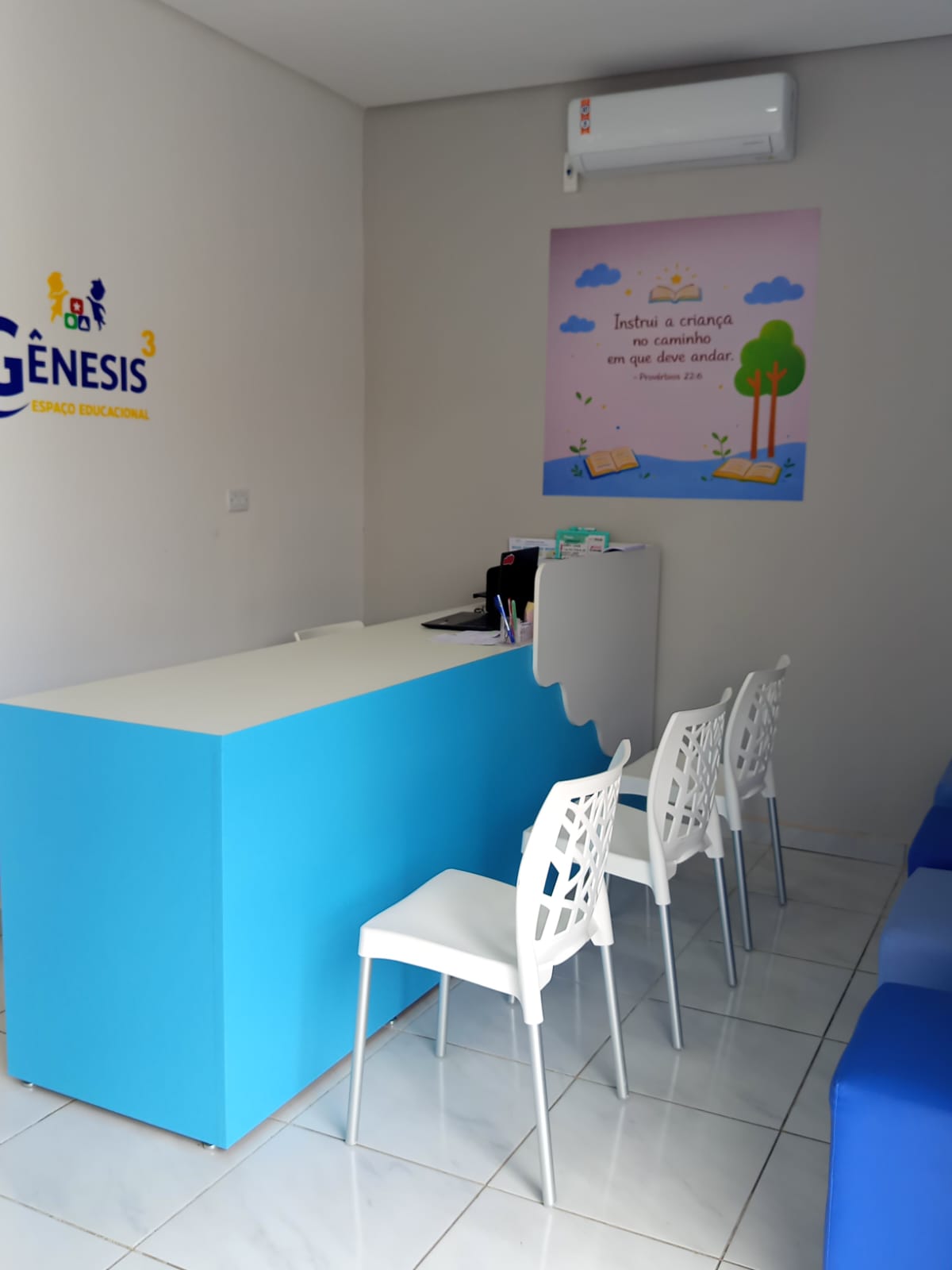 Recepção — Gênesis³ Espaço Educacional
